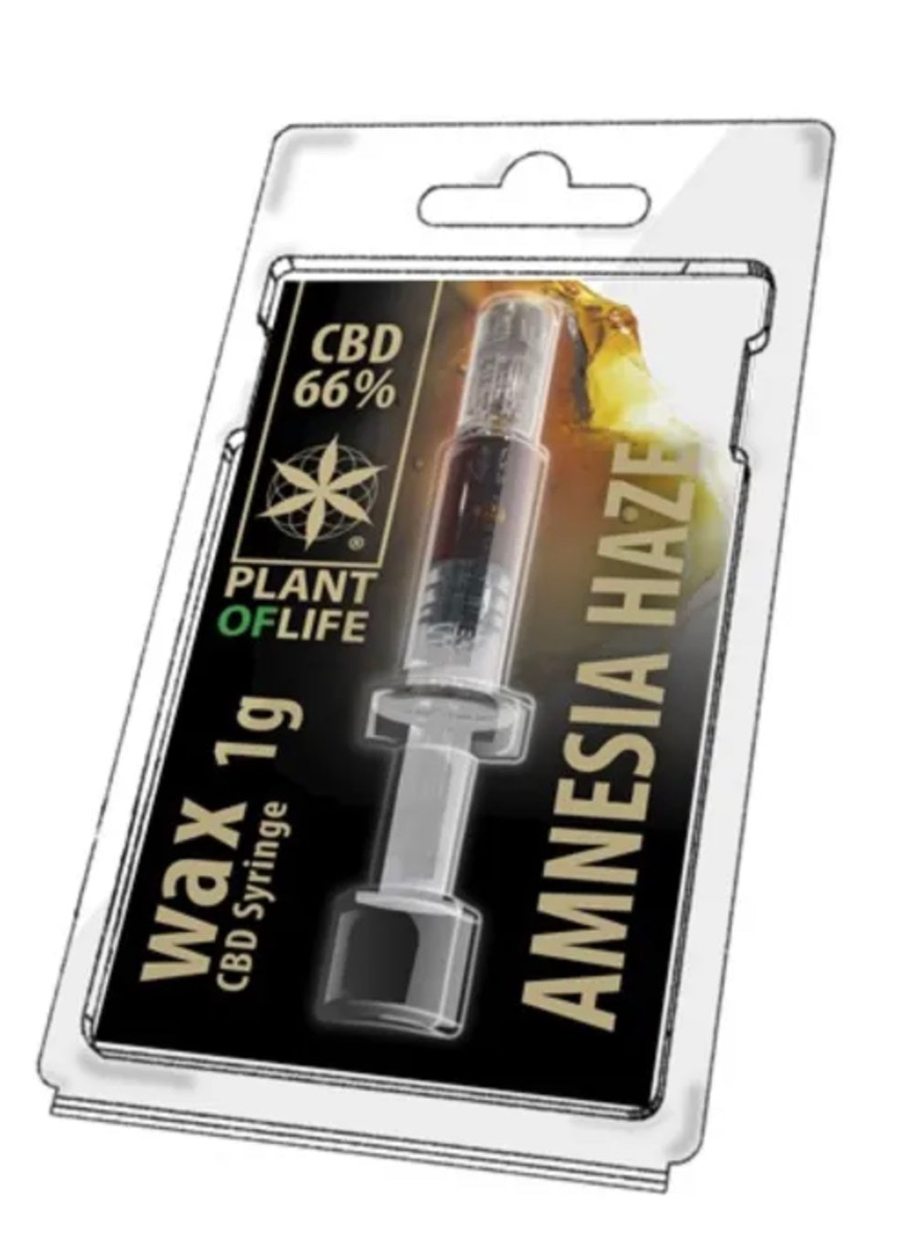 JERINGUILLA WAX 66% CBD AMNESIA 1ML