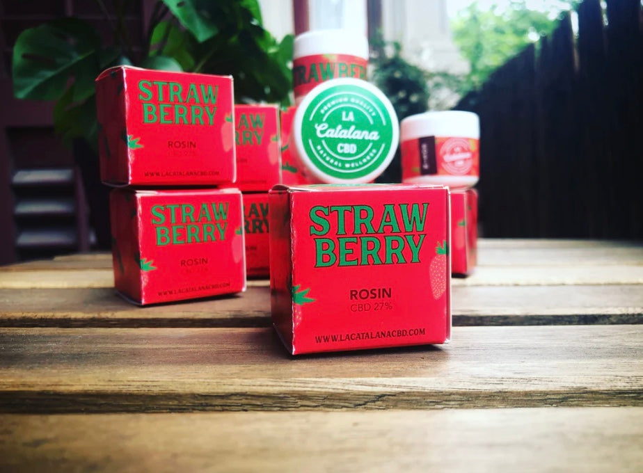 Strawberry Rosin 27 % CBD