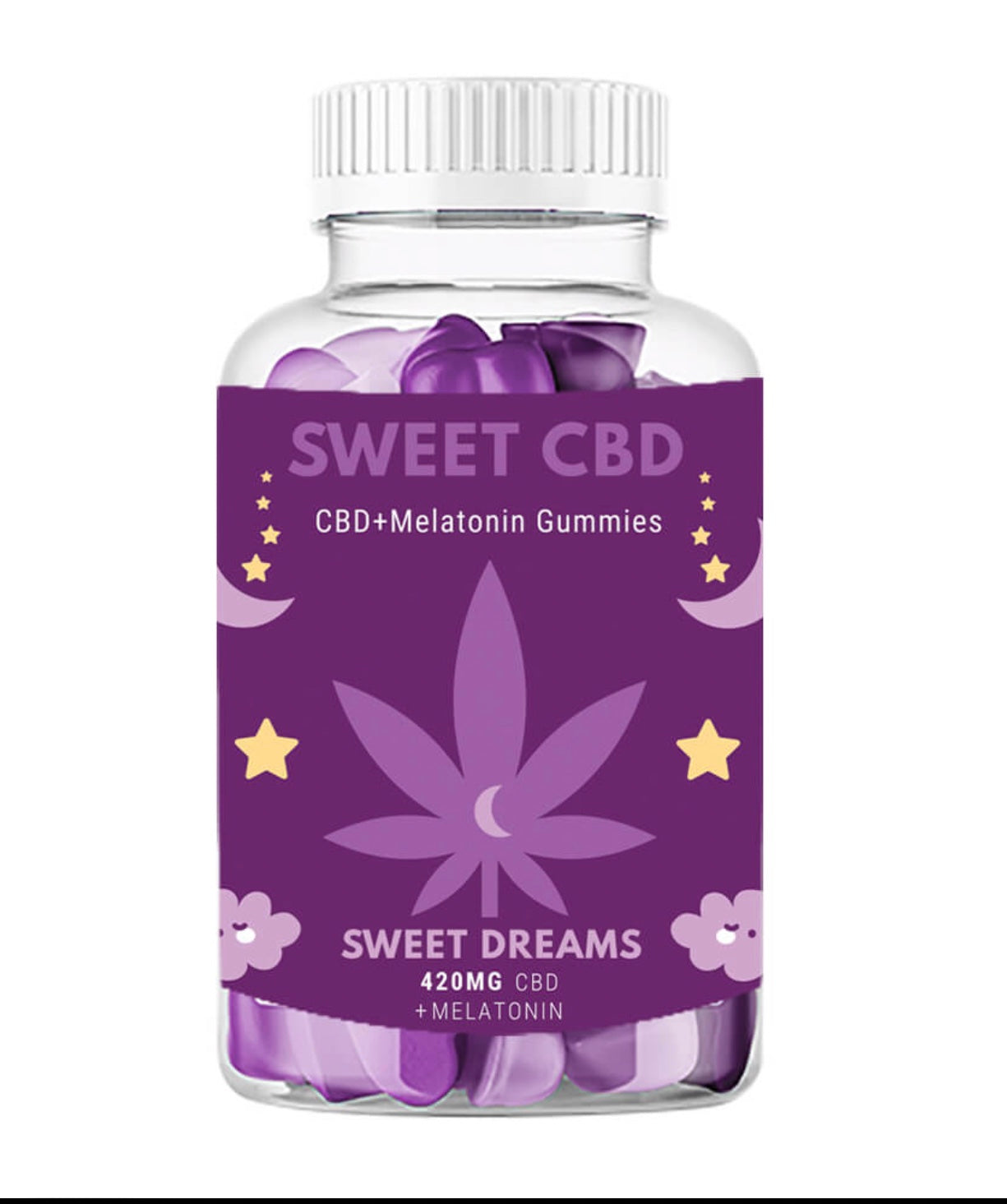 Sweet CBD Good Night Gominolas de Melatonina + 420mg CBD