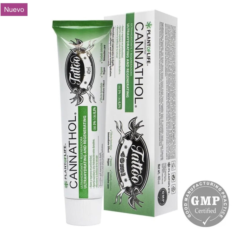 CREMA TATUAJES CON CBD Y CBG